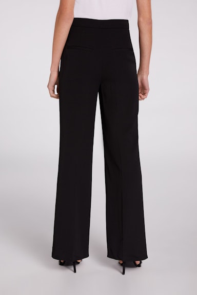Pleated trousers straight fit
