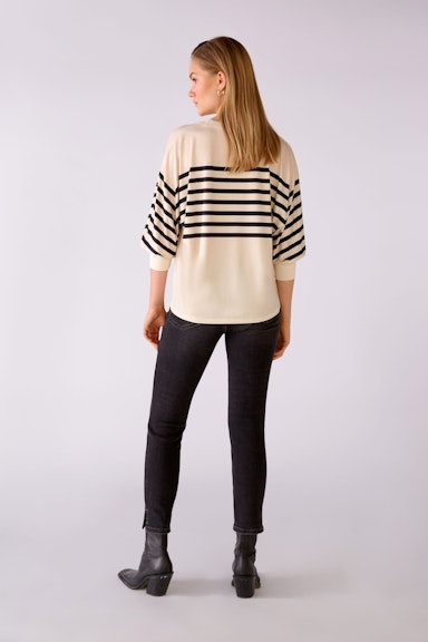 Blouse shirt with stripes