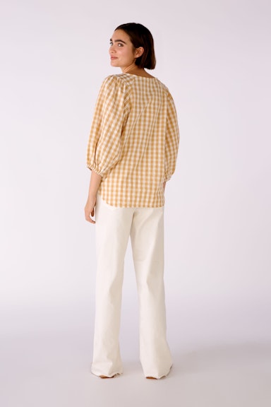 Blouse in a checked pattern