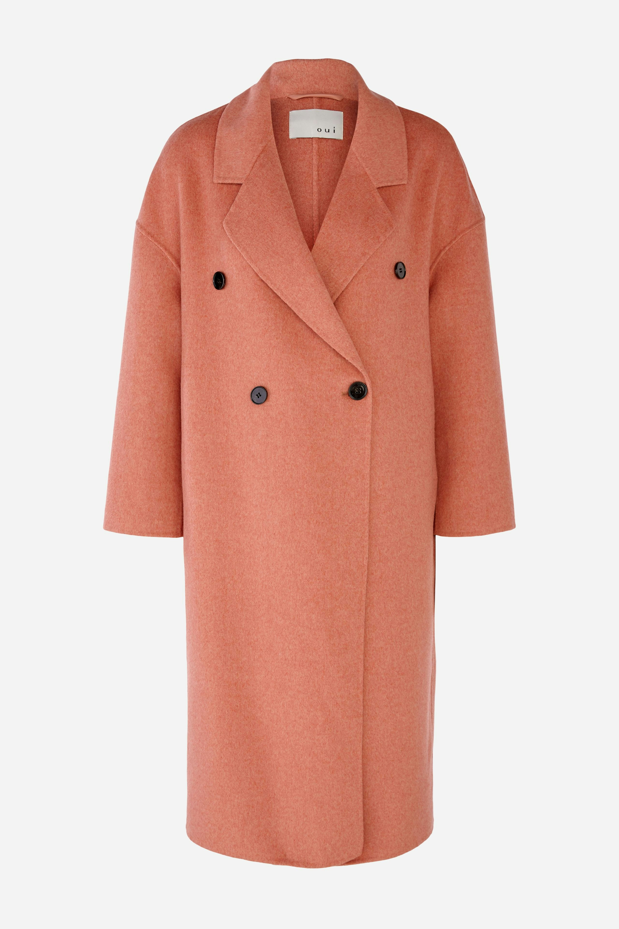 Wool coat in a casual cut | OUI 