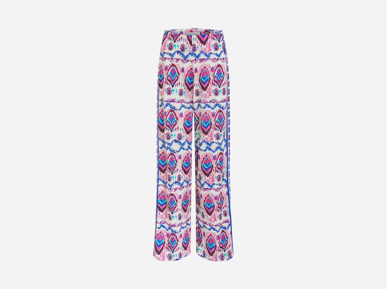 Slinky trousers in trendy print