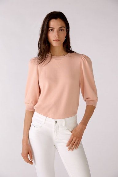 Sweatshirt with half-length sleeves