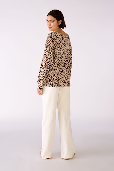 Sweatshirt in leopard print