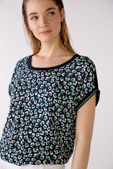 Blouse shirt in allover print