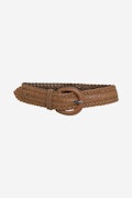 Braided belt leather