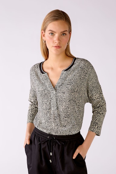 Blouse shirt in all-over print