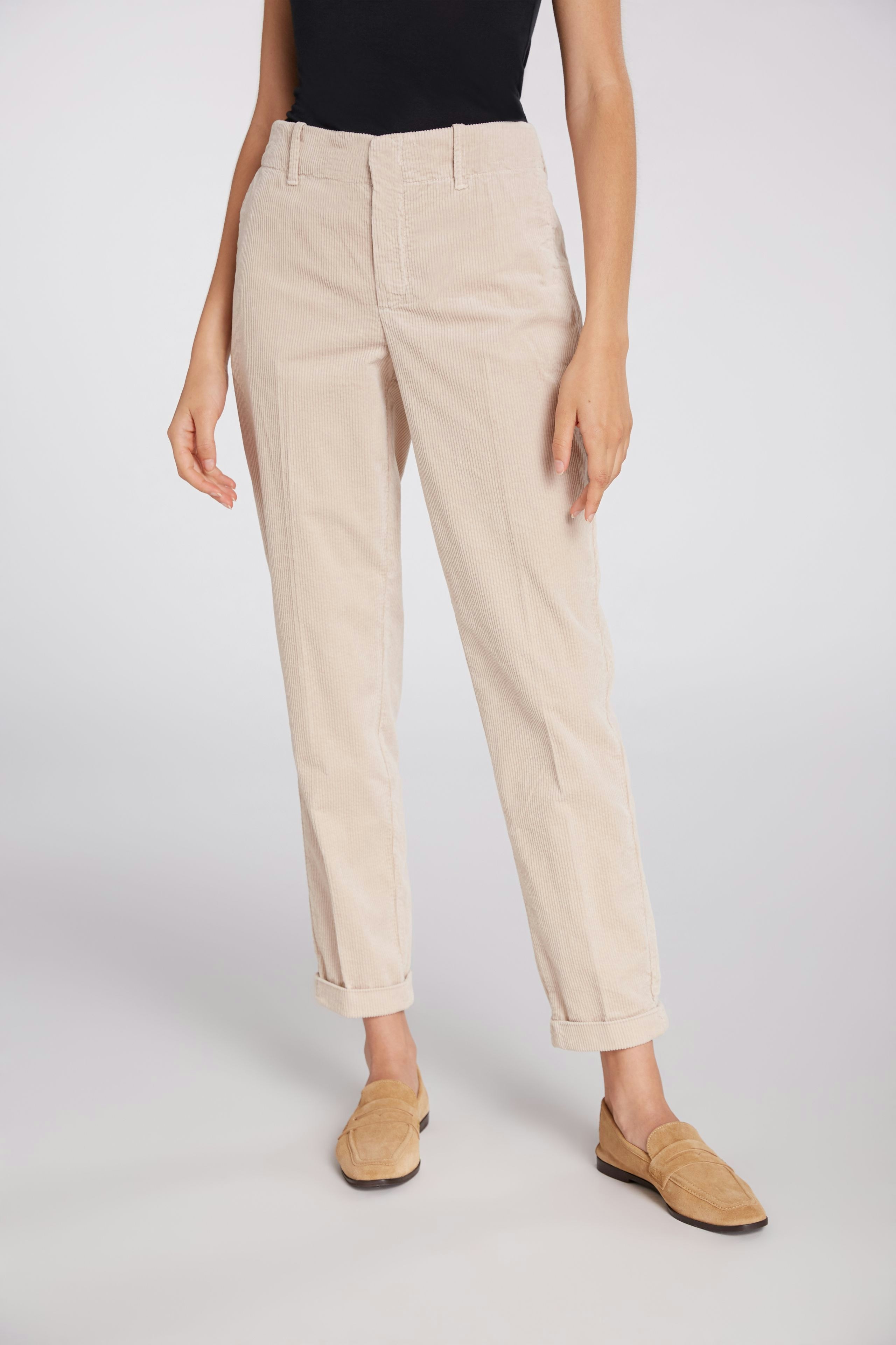 Corduroy trousers with crease | OUI 