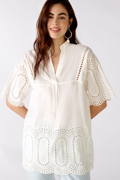 Tunic with perforated tip