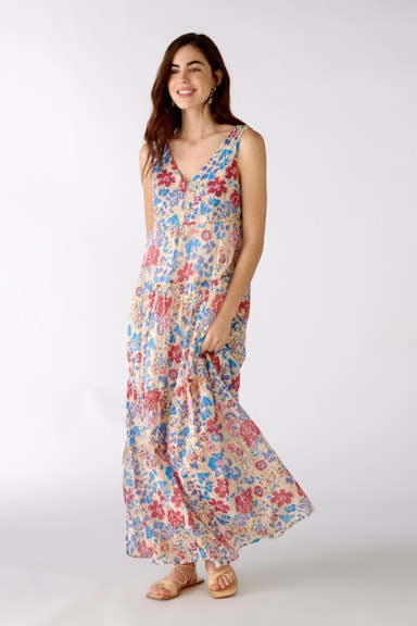 Maxi dress in flower print