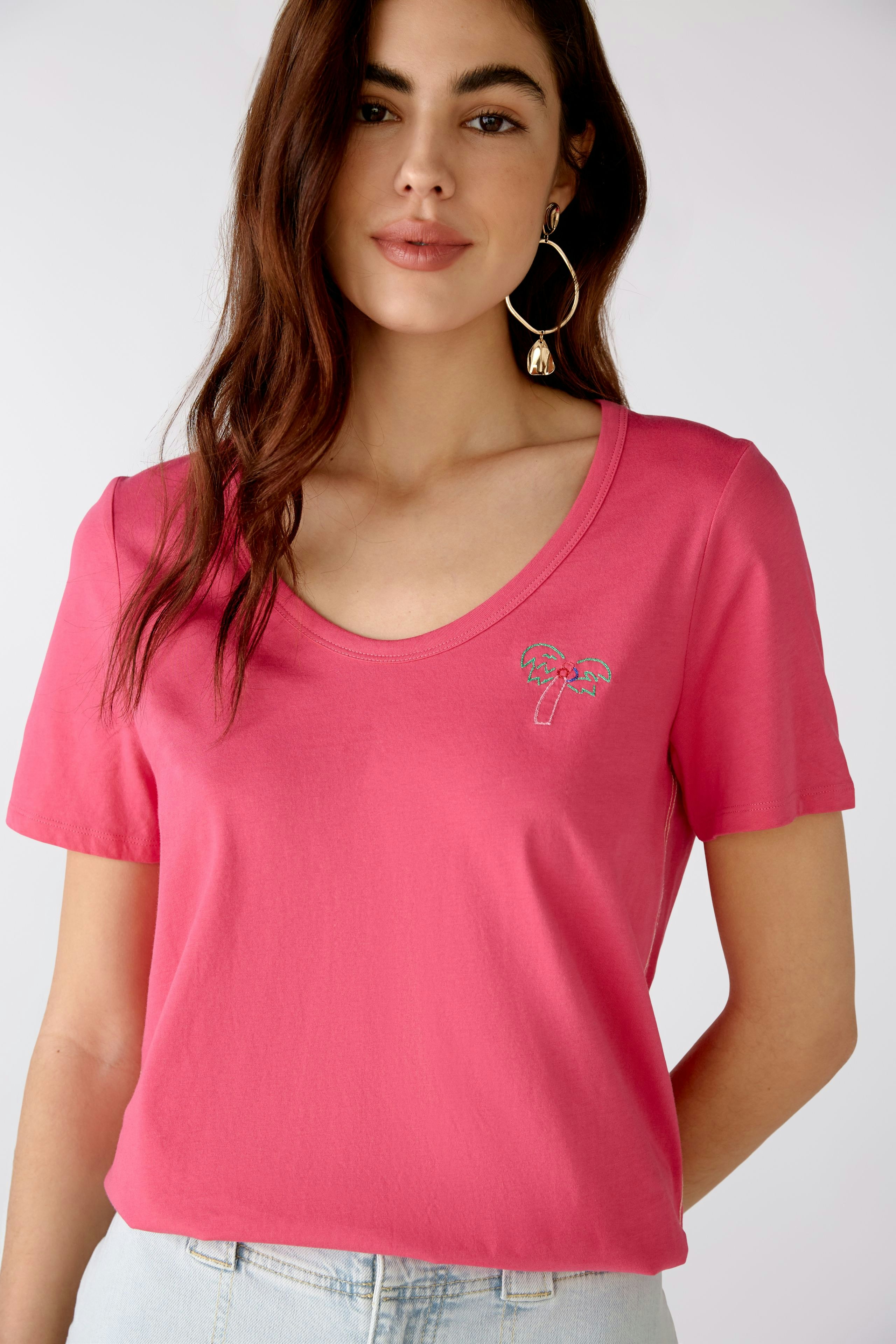 T-shirt with small palm tree | OUI 