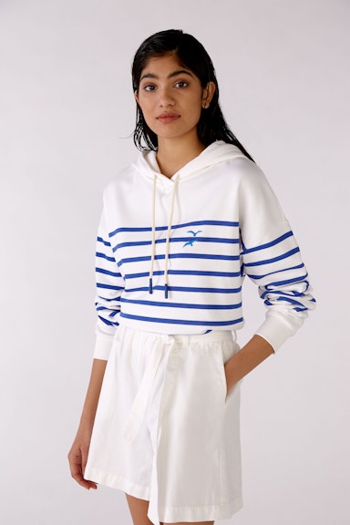 Sweatshirt with stripes