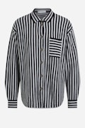 Knitted shirt striped