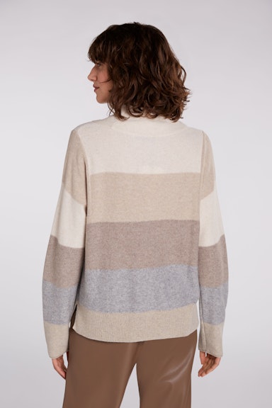 Pullover mit Colour-Block-Streifen