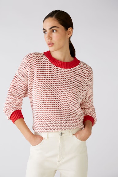 Knitted jumper in a casual fit