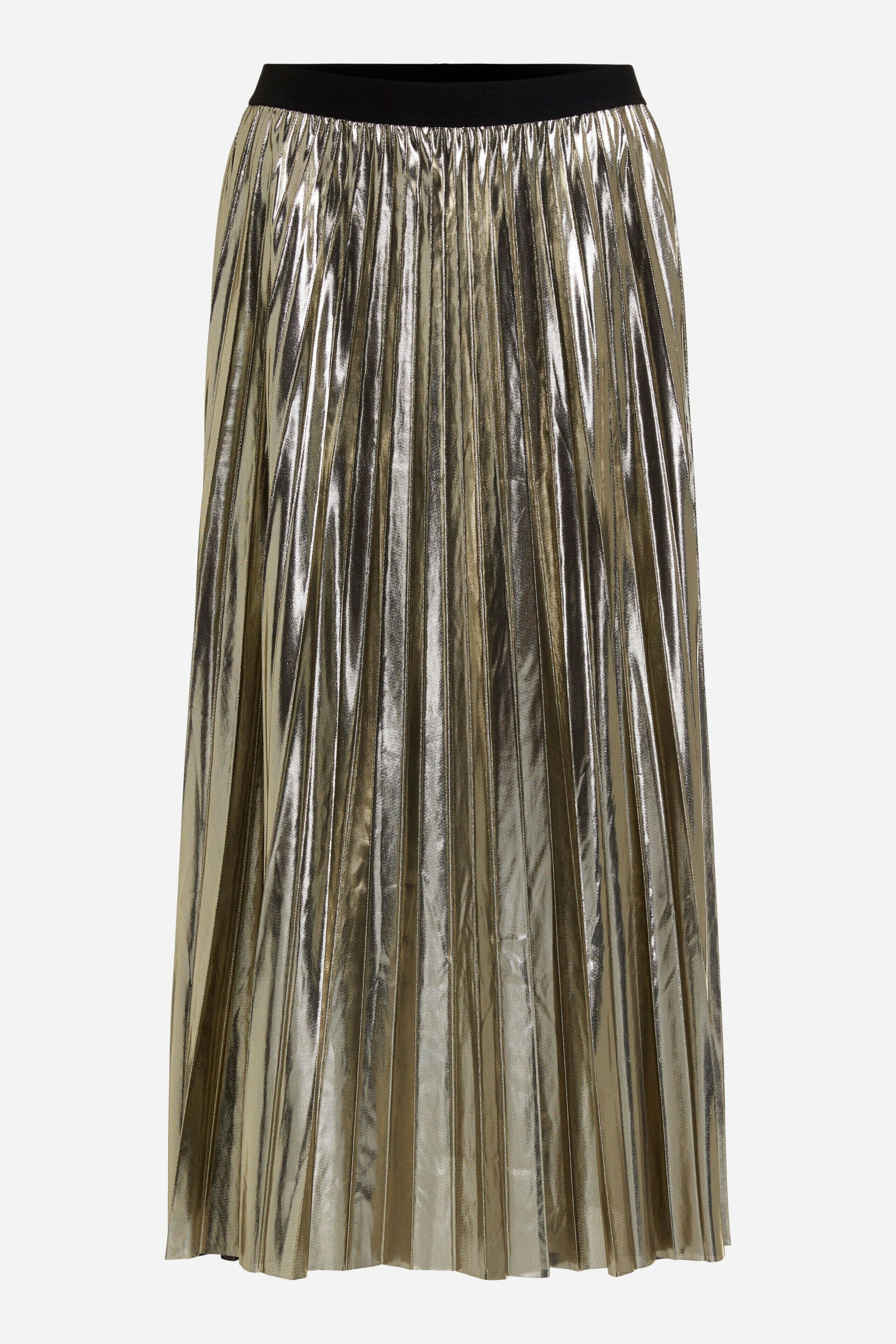 elastic pleated skirt