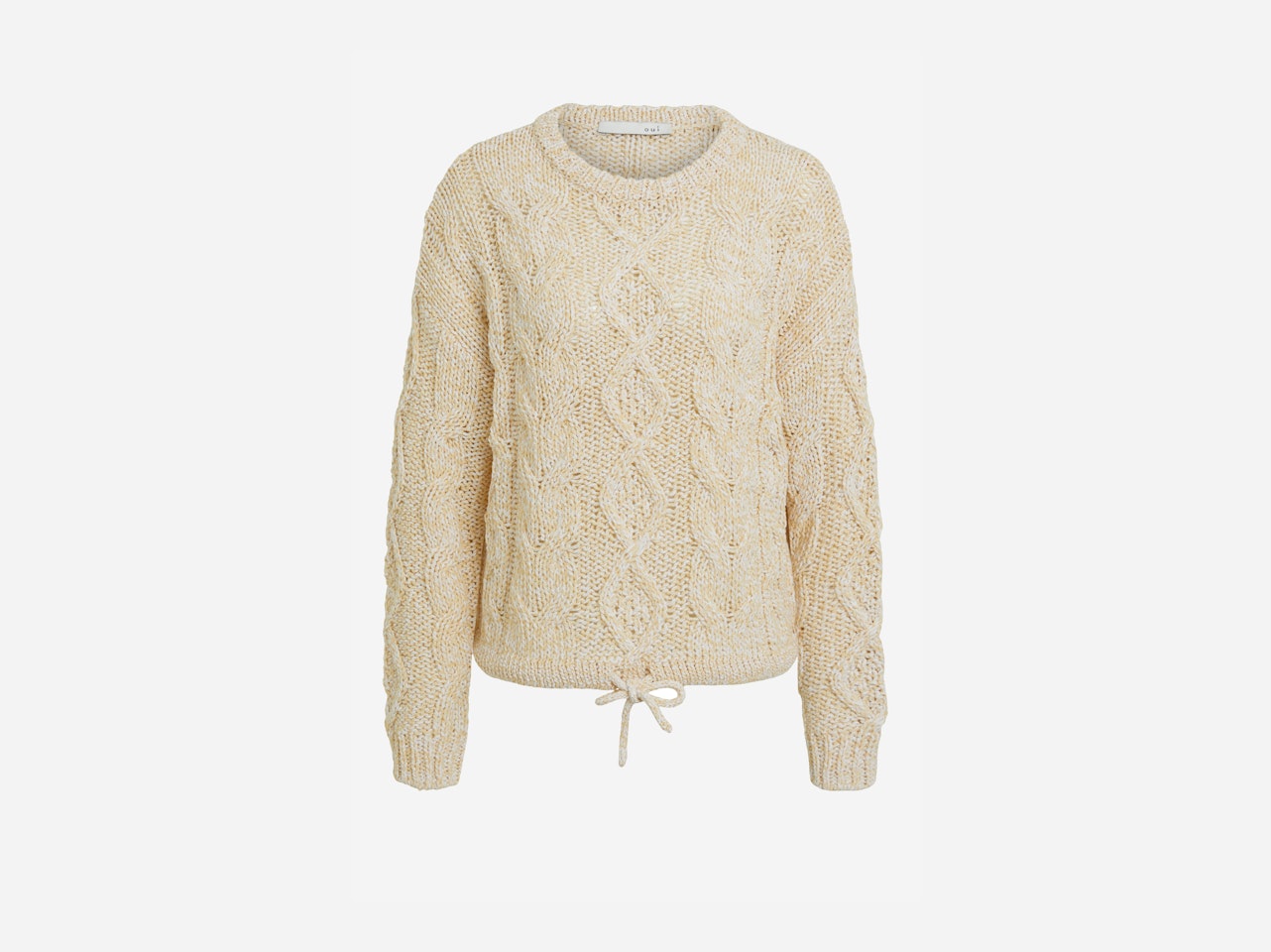 Jumper in cable knit