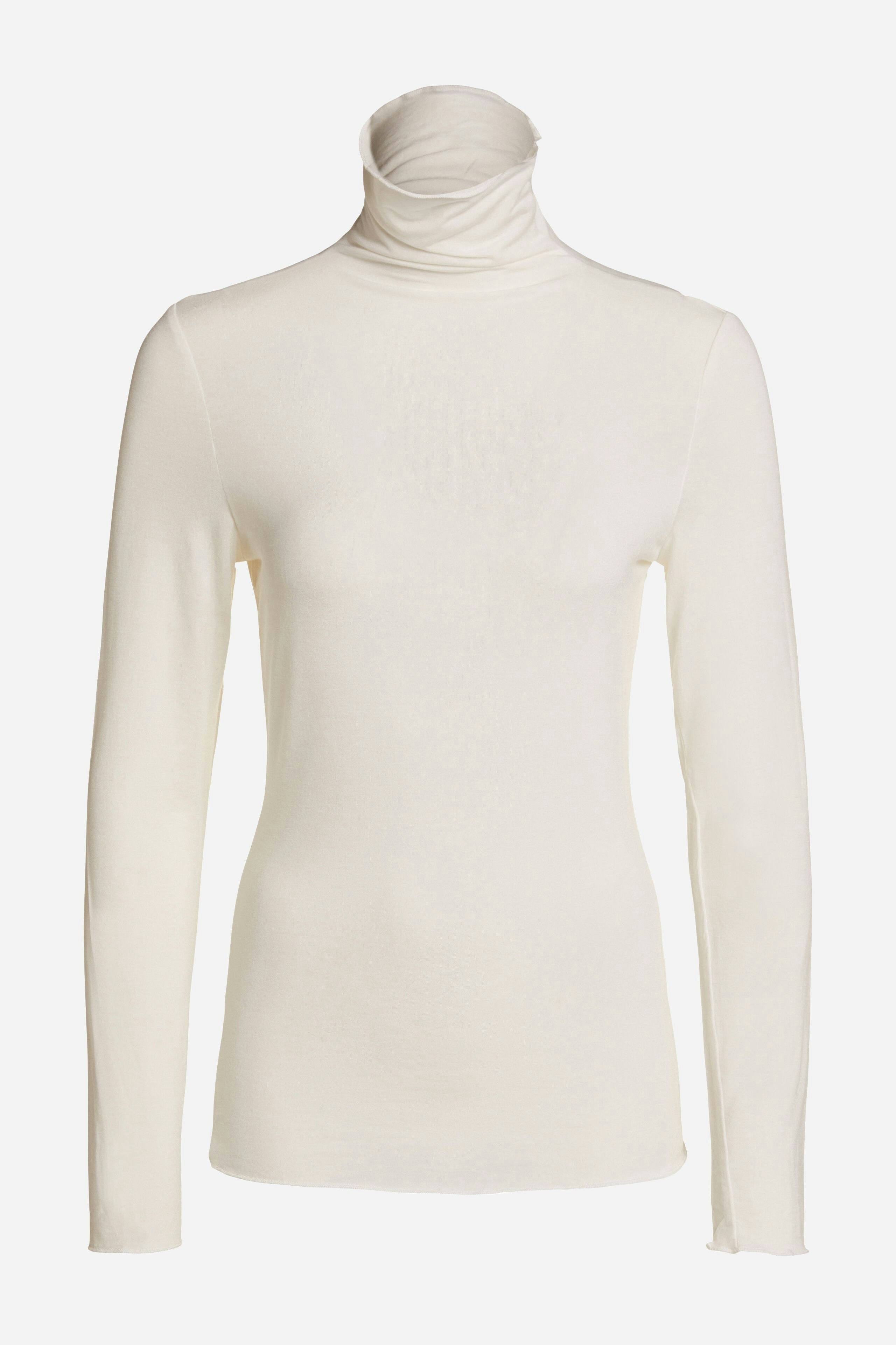 Basic long sleeve shirt with turtleneck 