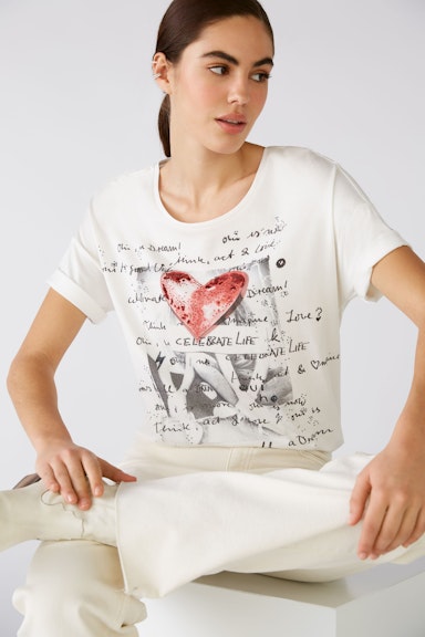 T-Shirt  mit Ziersteinen