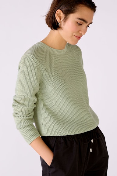 Bild 5 von Pullover aus Baumwolle in salvia | Oui