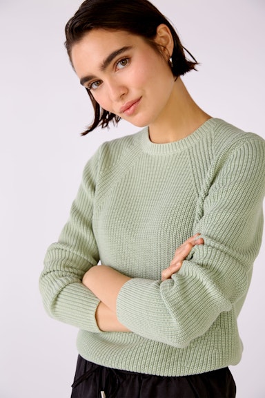 Bild 6 von Pullover aus Baumwolle in salvia | Oui