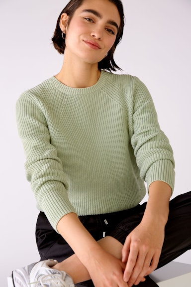 Bild 1 von Pullover aus Baumwolle in salvia | Oui