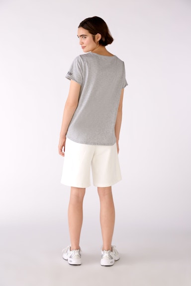 Bild 4 von T-shirt oui x Smiley® with sequins in light grey | Oui