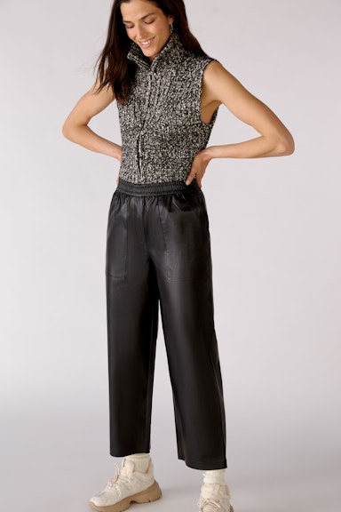 Culotte made from vegan leather