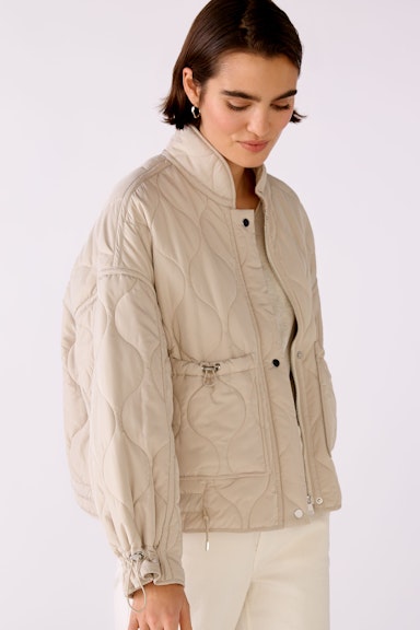 Bild 5 von Outdoor jacket with stand-up collar in oat meal | Oui