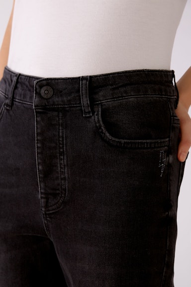 Bild 5 von Jeans Straight Fit in darkgrey denim | Oui