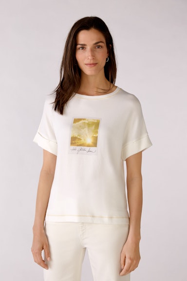 Bild 3 von T-Shirt mit Polaroid Print in cloud dancer | Oui
