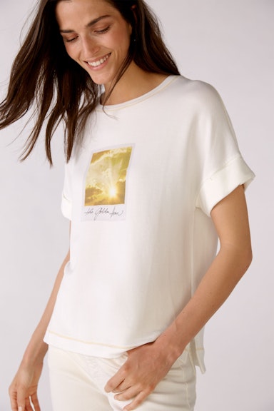 Bild 1 von T-Shirt mit Polaroid Print in cloud dancer | Oui
