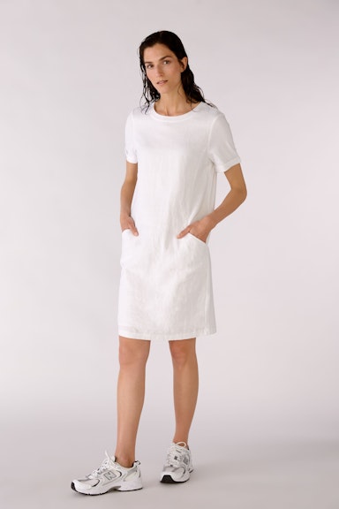 Bild 1 von Kleid im Leinenpatch in optic white | Oui