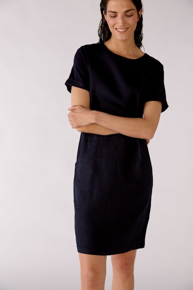 Bild 5 von Dress in linen patch in darkblue | Oui