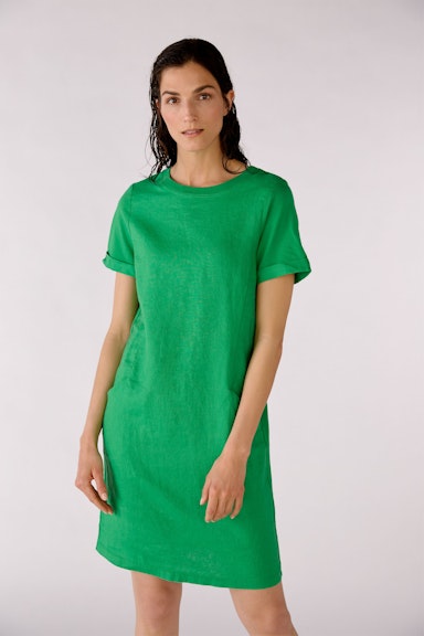 Bild 3 von Dress in linen patch in fern green | Oui