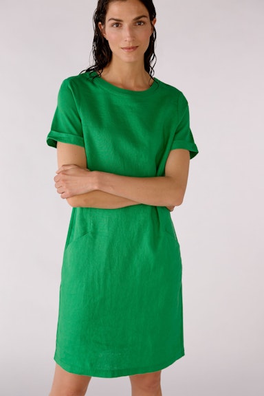 Bild 1 von Dress in linen patch in fern green | Oui