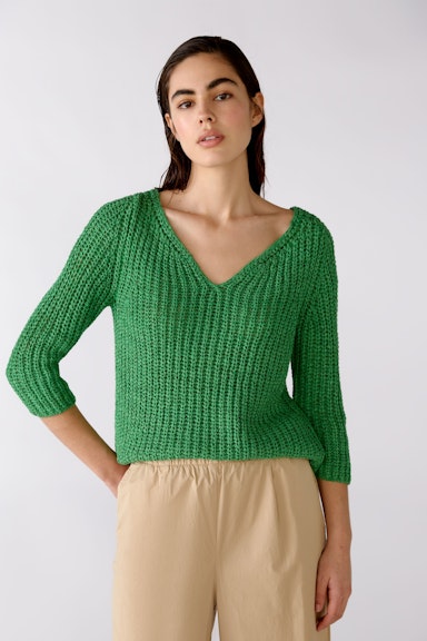 Pullover aus Bändchengarn