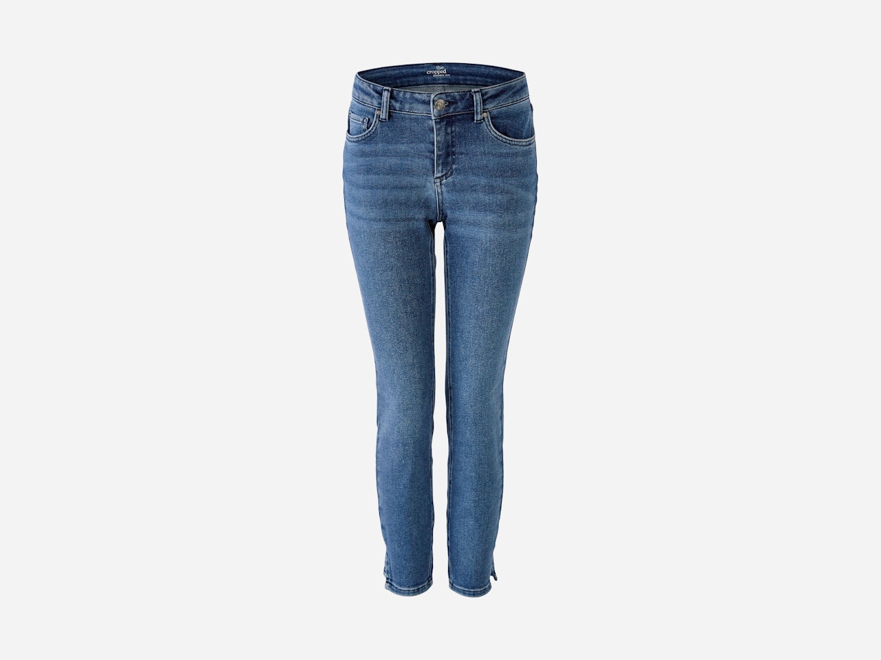 Bild 7 von Jeans THE CROPPED Skinny fit, cropped in darkblue denim | Oui