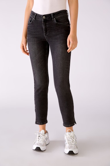 Bild 3 von Jeans THE CROPPED Skinny fit, cropped in darkgrey denim | Oui