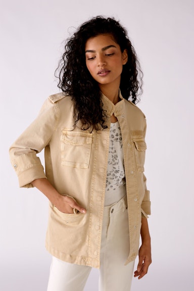 Bild 3 von Field jacket HARLOW garment Dyed in nut cream | Oui