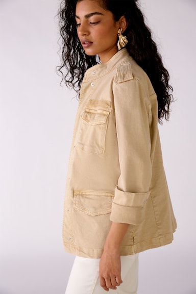 Bild 1 von Field jacket HARLOW garment Dyed in nut cream | Oui