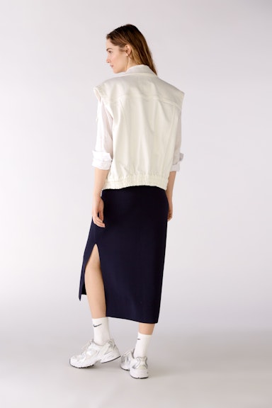 Bild 4 von Denim waistcoat oversized shape in optic white | Oui