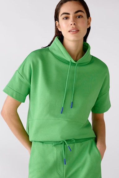 Bild 5 von Sweatshirt with short sleeves in fern green | Oui