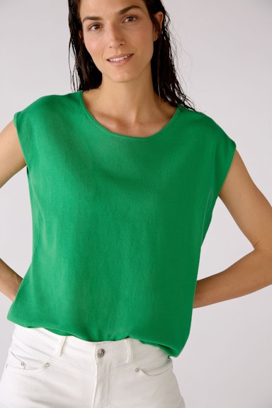 Bild 1 von Knitted top with short arm in fern green | Oui