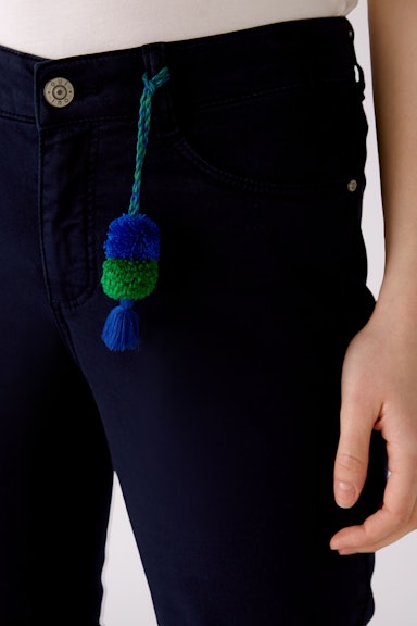 Bild 5 von Capri pants with accessory in darkblue | Oui