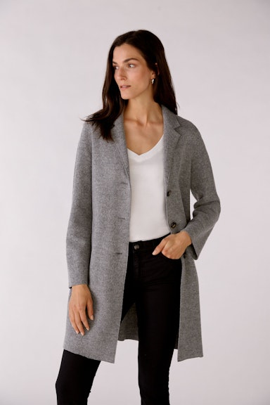 Bild 3 von MAYSON Coat from boiled wool in grey | Oui