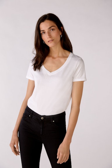 Bild 3 von CARLI T-Shirt 100% Bio-Baumwolle in optic white | Oui