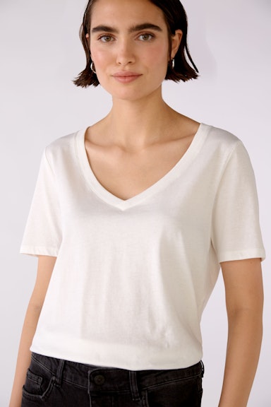 Bild 4 von CARLI T-shirt 100% organic cotton in cloud dancer | Oui