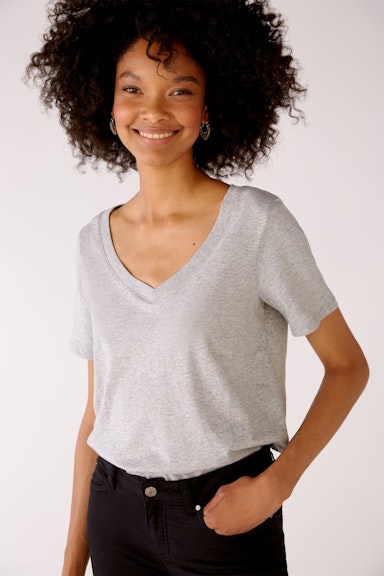 Bild 6 von CARLI T-Shirt 100% Bio-Baumwolle in light grey | Oui