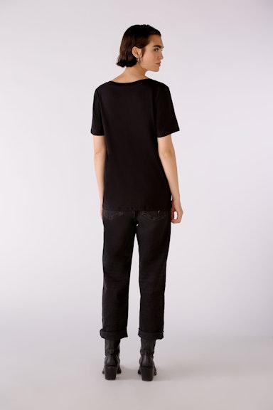 Bild 4 von CARLI T-Shirt 100% Bio-Baumwolle in black | Oui