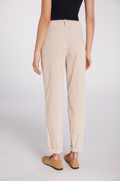Bild 3 von Corduroy trousers with crease in moonbeam | Oui